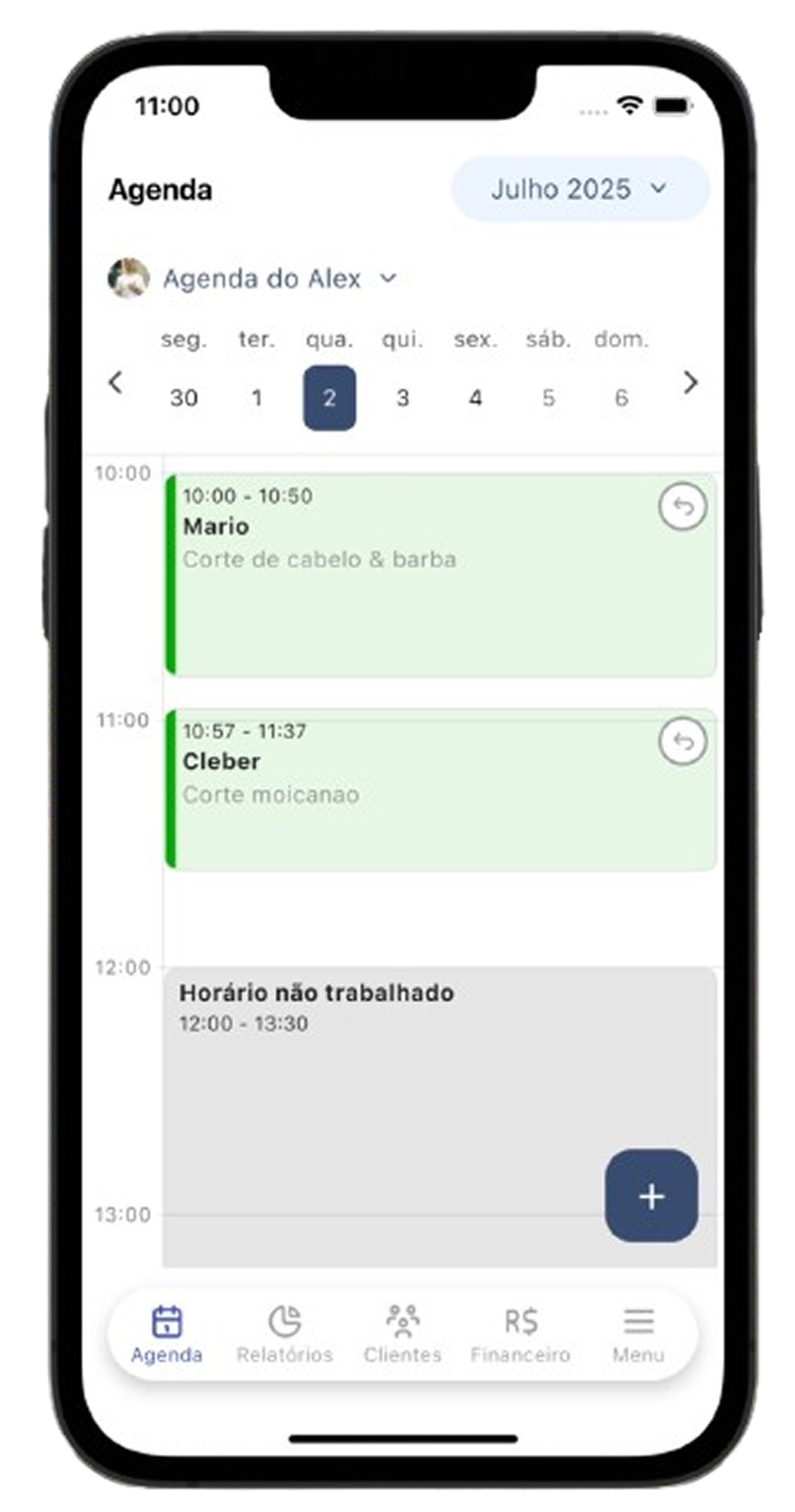 Sistema de gestão para barbearia
